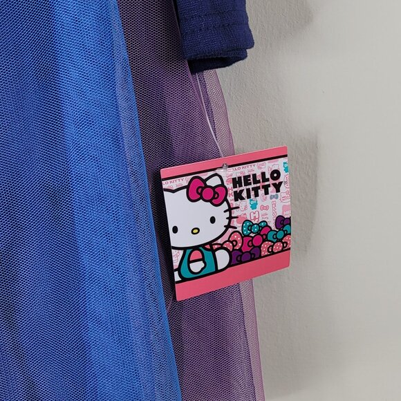 Hello Kitty Girls' Long-Sleeve Tulle Dress - Size 12 - Picture 3 of 10